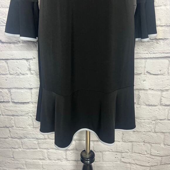 Michael by Michael Kors Black With White Trim Dress - Picture 10 of 11